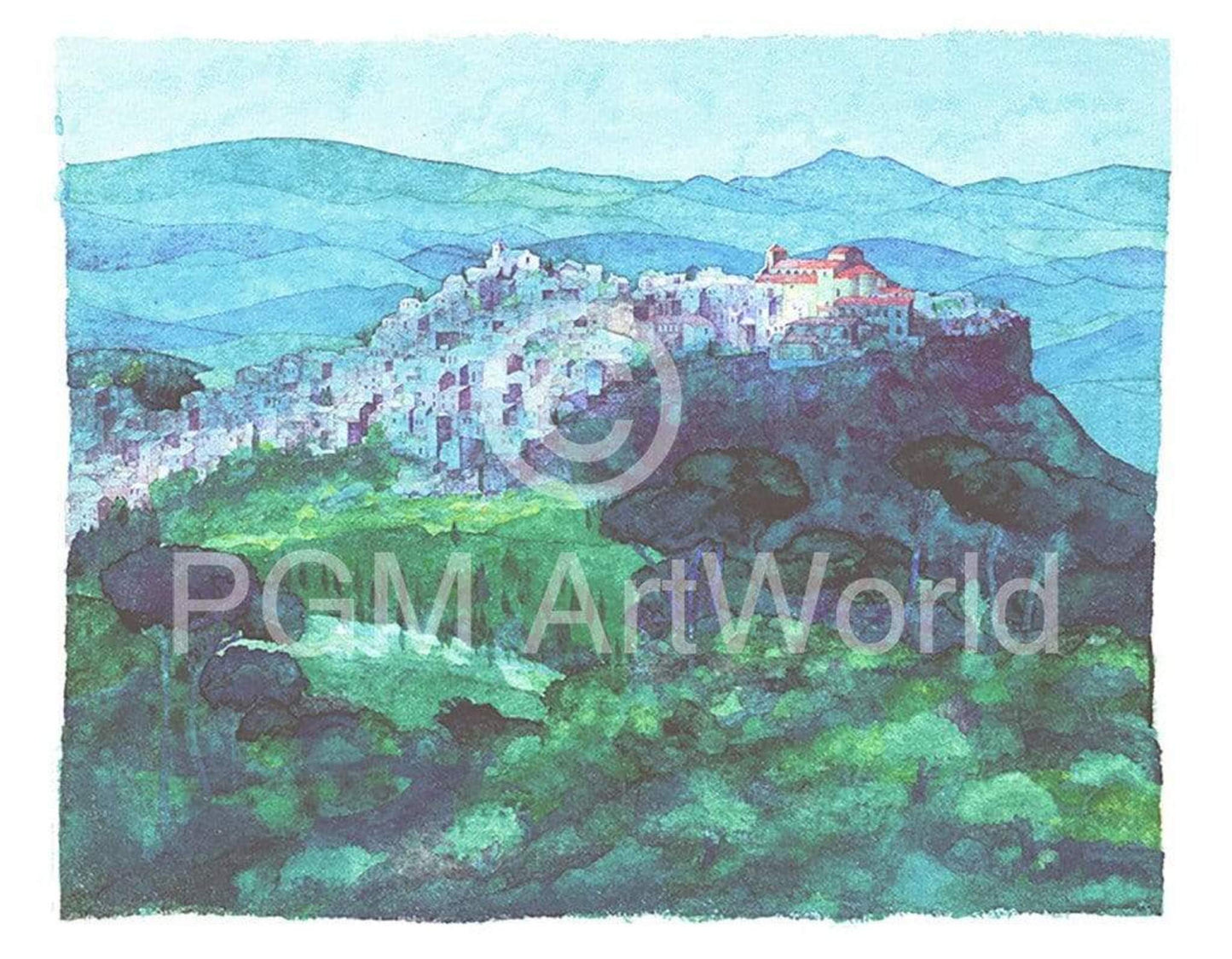 Art Print Ralf Westphal - Sizilien 90x70cm