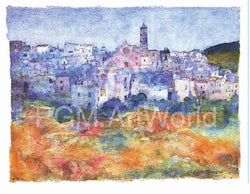 Art Print Ralf Westphal - Miglionico / Basilicata 100x70cm