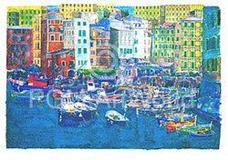 Art Print Ralf Westphal - Camogli / Levante 100x70cm