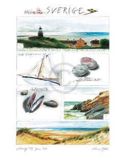 Art Print Sabine Gerke - Via Helsingborg 40x50cm