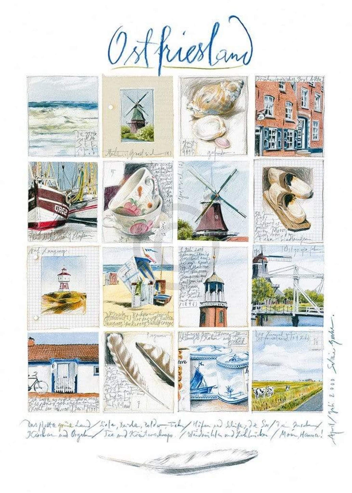 Art Print Sabine Gerke - Ostfriesland 1 50x70cm