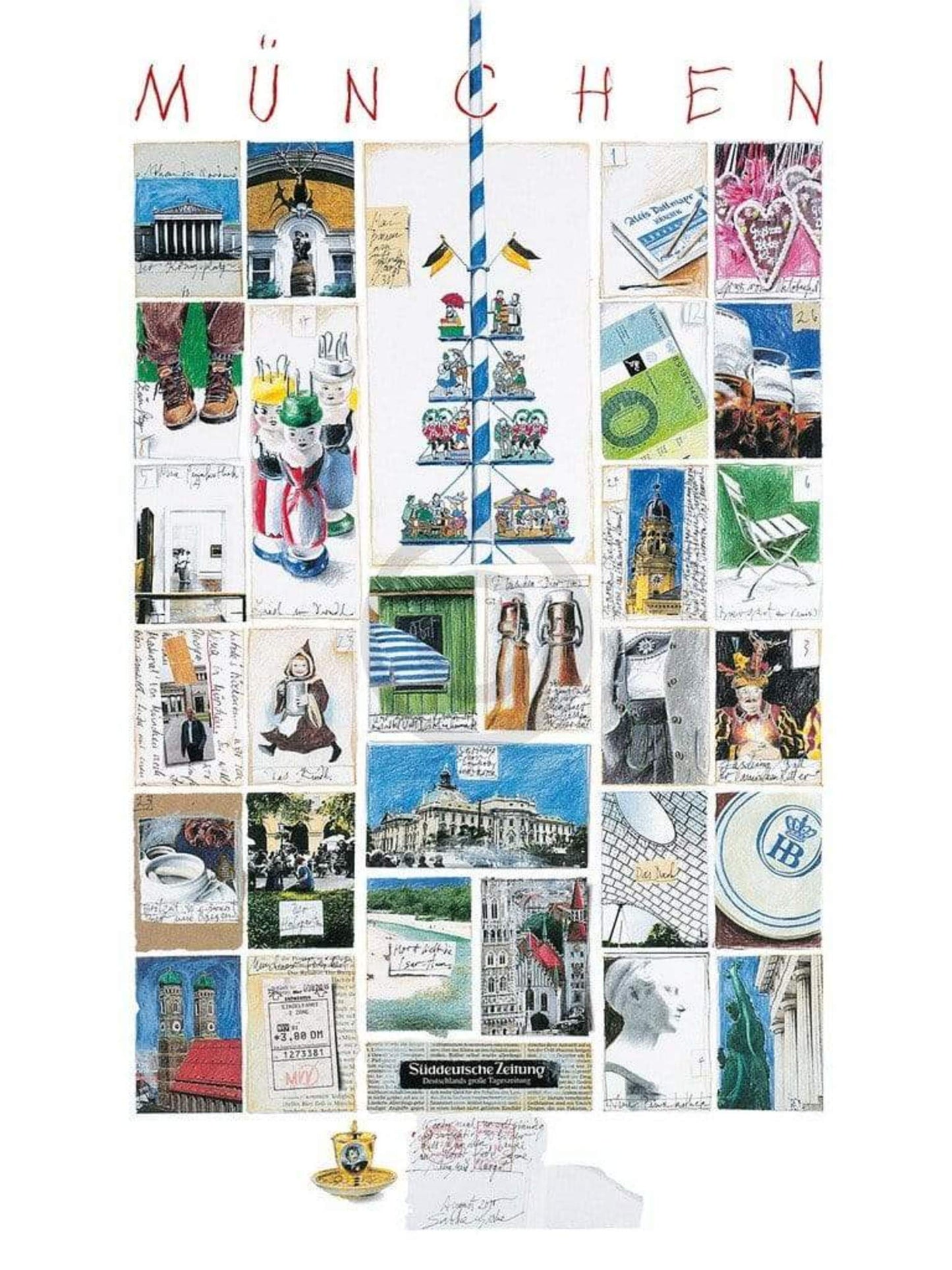Art Print Sabine Gerke - München 60x80cm