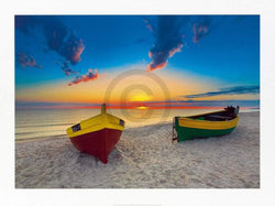 Art Print Maya Sokolovska - Two Boats 80x60cm