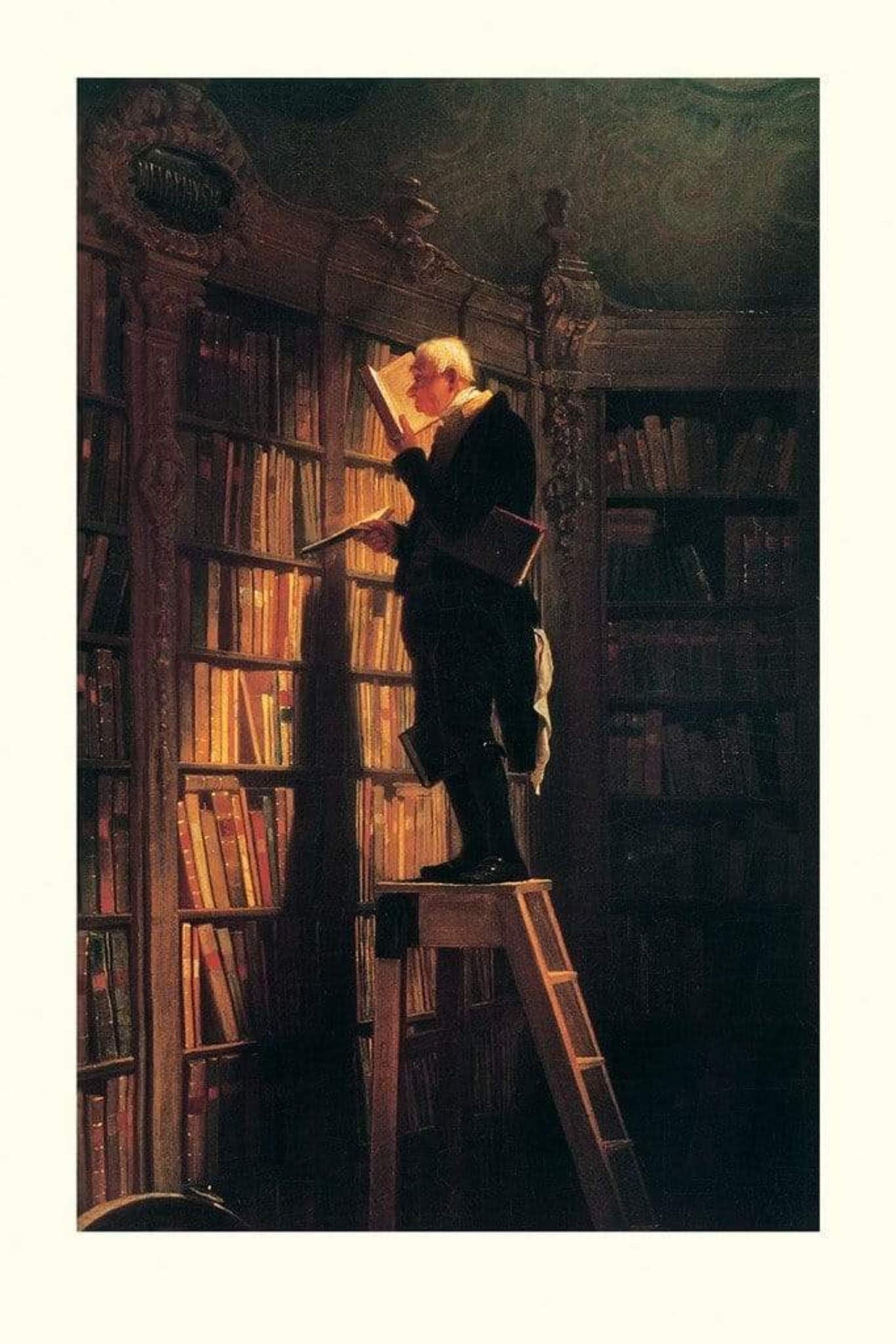 Art Print Carl Spitzweg - Der Bücherwurm 61x91cm