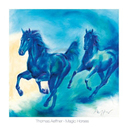 Art Print Thomas Aeffner - Magic Horses 70x70cm
