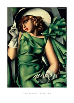 Art Print Tamara De Lempicka - Young Lady with Gloves 50x70cm