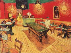 Art Print Vincent Van Gogh - Caffe di notte 80x60cm
