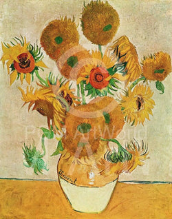 Art Print Vincent Van Gogh - Sunflowers 50x70cm