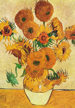 Art Print Vincent Van Gogh - Vaso di girasoli 70x100cm