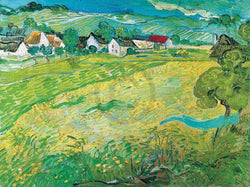 Art Print Vincent Van Gogh - Sonnige Wiese bei Auvers, 1890 80x60cm