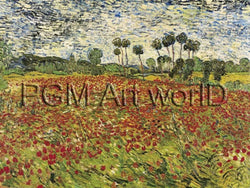 Art Print Vincent Van Gogh - Field of Poppies 80x60cm