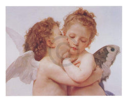 Art Print William Bouguereau - The first Kiss 50x40cm