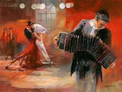 Art Print Willem Haenraets - Bandoneon 80x60cm