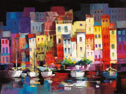 Art Print Willem Haenraets - Seaport Town I 80x60cm
