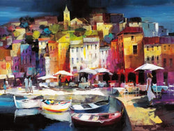 Art Print Willem Haenraets - Seaport Town II 80x60cm