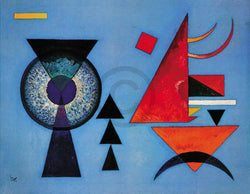 Art Print Wassily Kandinsky - Weiches Hart 100x70cm