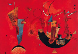 Art Print Wassily Kandinsky - Mit und Gegen 100x70cm