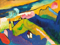 Art Print Wassily Kandinsky - Murnau, Berglandschaft 80x60cm