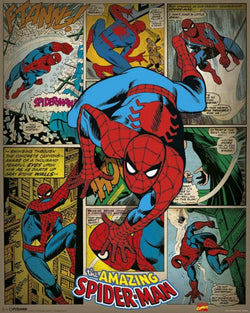 Poster Marvel Comics Spider-Man Retro 40x50cm