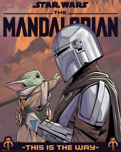 Poster Star Wars The Mandalorian Hello Little One 40x50cm