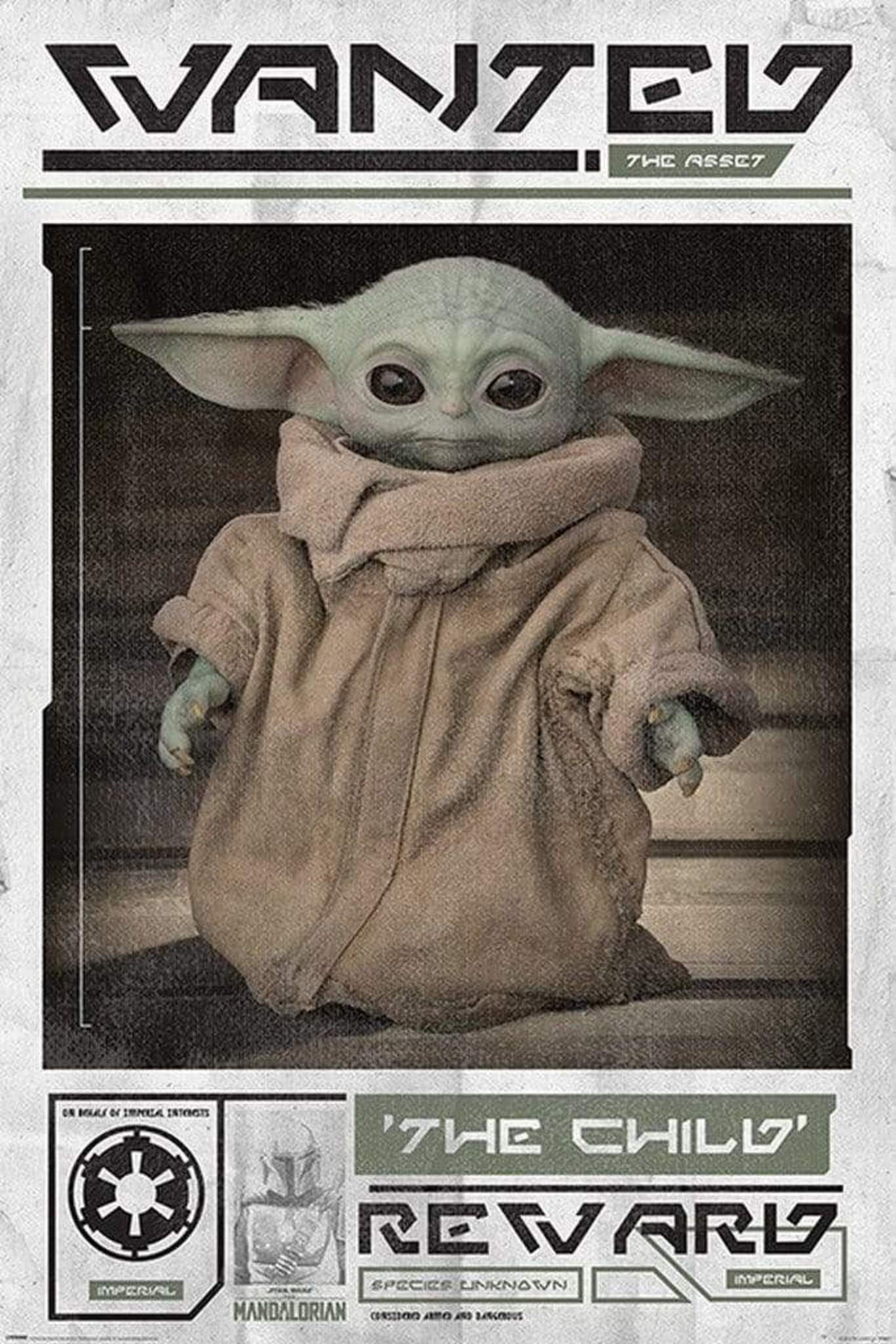 Poster Star Wars The Mandalorian Wanted the Child 61x91,5cm