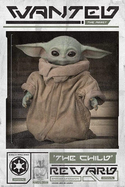Poster Star Wars The Mandalorian Wanted the Child 61x91,5cm