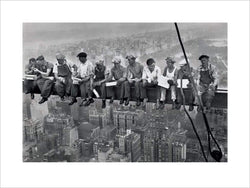 Art Print Lunch on a Skyscraper 80x60cm