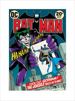 Art Print Joker Back in Town 60x80cm