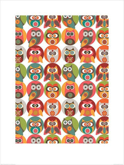 Art Print Valentina Ramos - Owls Family 60x80cm