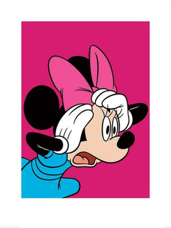 Art Print Minnie Mouse Shocked 60x80cm