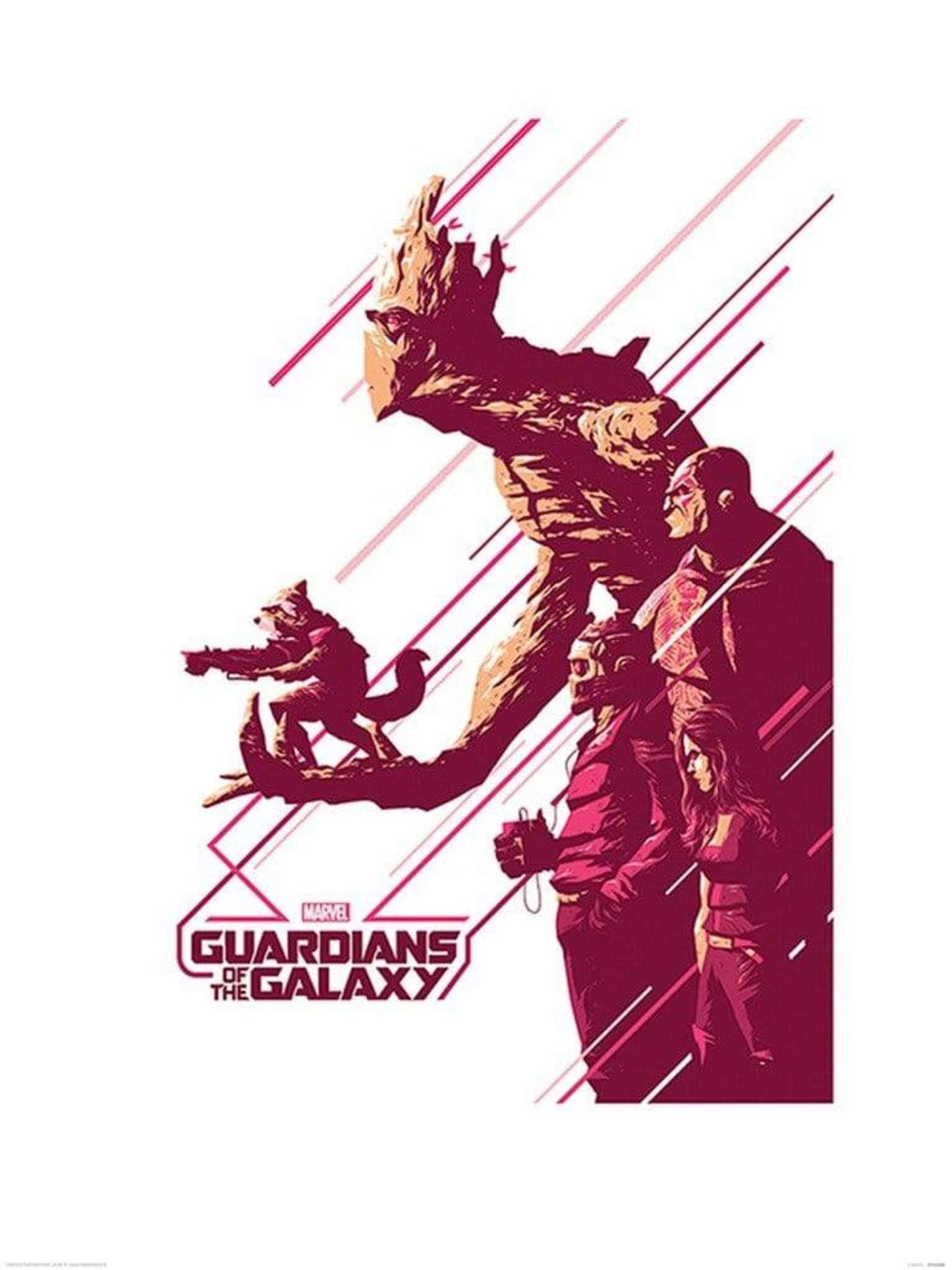 Art Print Guardians of The Galaxy Stance 60x80cm