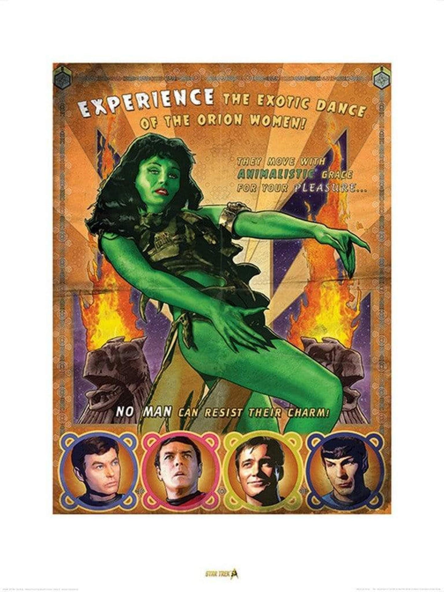Art Print Star Trek Orion Women 50th Anniversary 60x80cm