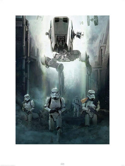 Art Print Star Wars Rogue One Stormtrooper Patrol 60x80cm