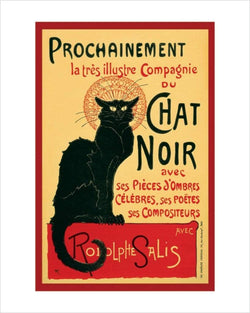 Art Print Chat Noir 40x50cm