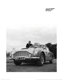Art Print James Bond - Connery Black and White 40x50cm