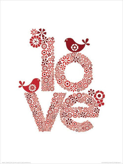 Art Print Valentina Ramos - Red Love 30x40cm