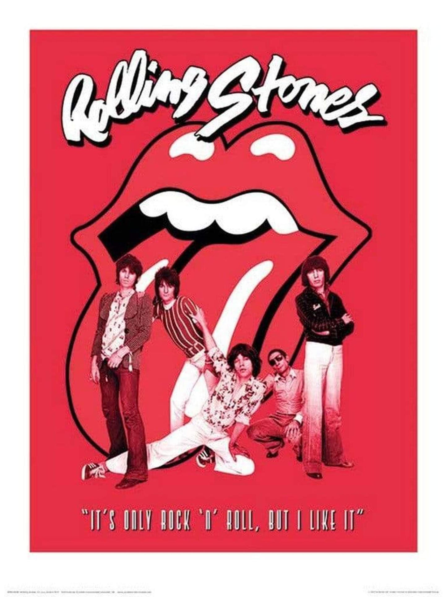 Art Print The Rolling Stones Its Only Rock n Roll 60x80cm