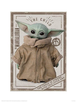 Star Wars - The Mandalorian - The Child Art Print 30x40cm