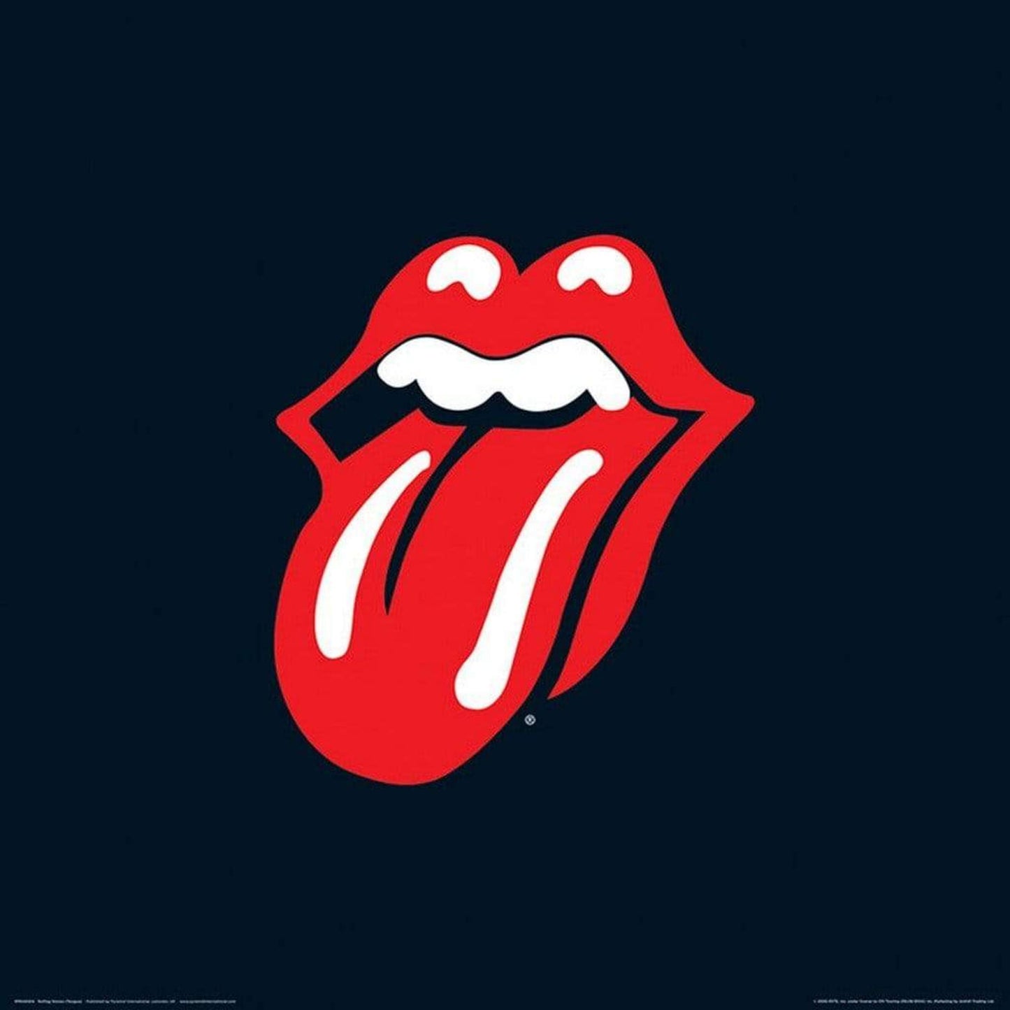Art Print The Rolling Stones Lips 40x40cm