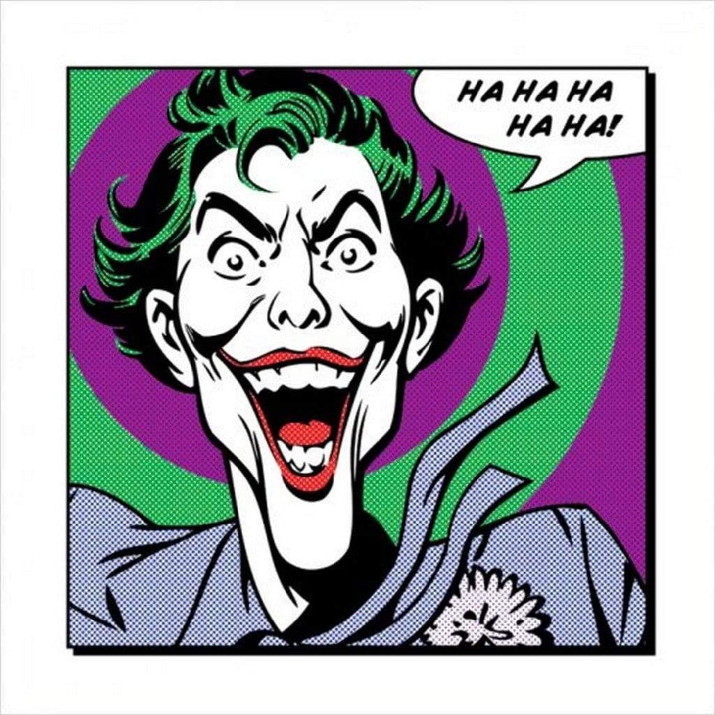 Art Print Joker Ha Ha Ha Ha Ha 40x40cm