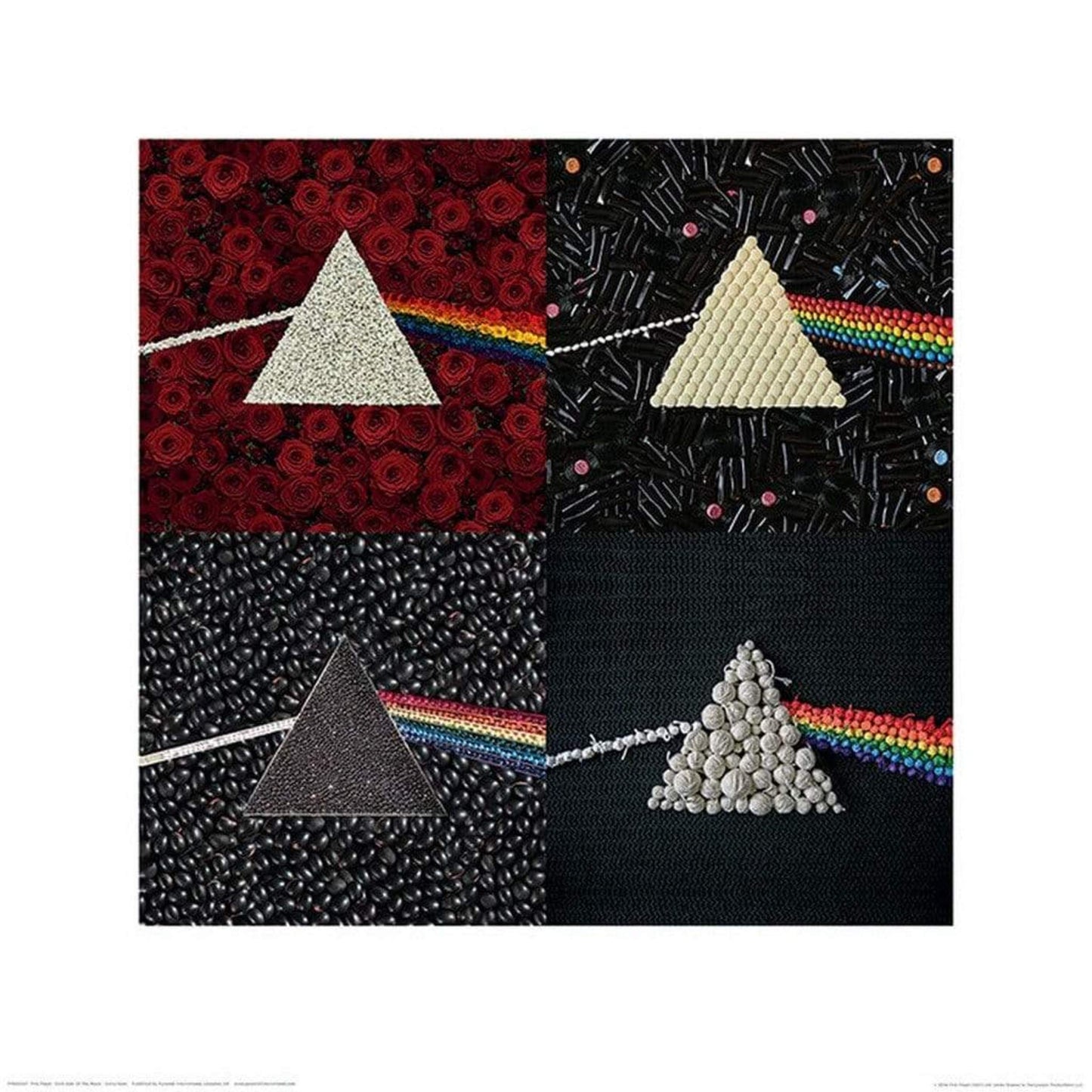 Art Print Pink Floyd Dark Side of the Moon Collections 40x40cm
