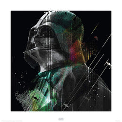 Art Print Star Wars Rogue One Darth Vader Lines 40x40cm