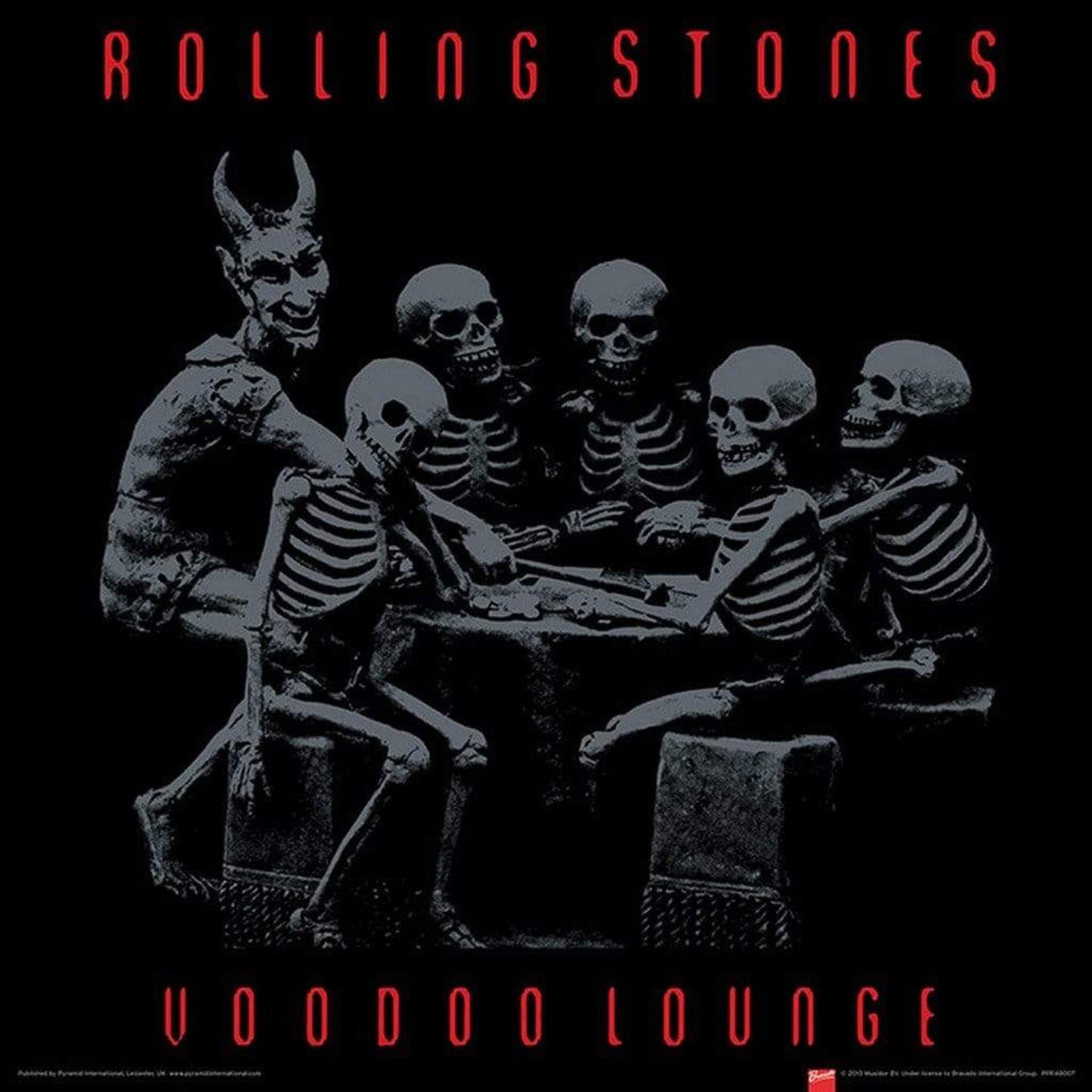 Art Print The Rolling Stones Voodoo Lounge 40x40cm