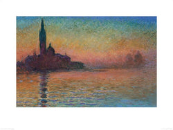 Art Print Monet - Sunset in Venice 60x80cm