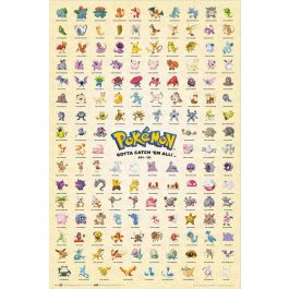 POKEMON Poster Kanto 151 French (91,5x61cm)