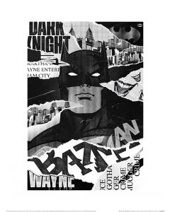 Batman Torn Art Print 30x40cm