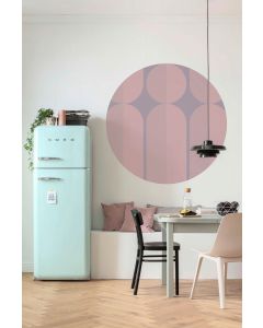 Bauhaus Fusion Self-adhesive Wallpaper Circle ⌀125cm