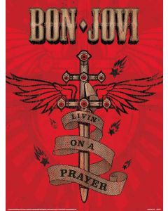 Bon Jovi Livin' on a Prayer Art Print 30x40cm