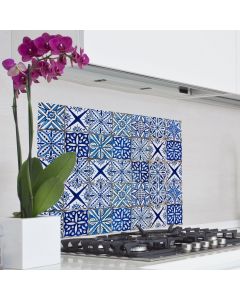 Kitchen Panel Azulejo Blue 65x47cm