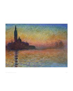 Monet San Giorgio Maggiore By Twil Art print 60x80cm